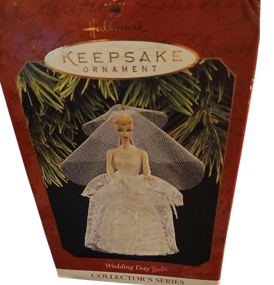 Hallmark Keepsake Barbie Ornament wedding day collectors series